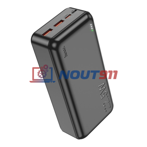 Внешний аккумулятор Powerbank HOCO J101B Astute, QC3.0, PD3.0, 3A, 30000mAh черный