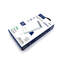 Внешний аккумулятор Powerbank HOCO Q1A Kraft QC3.0, PD20, USB-A 22.5W, 20000mAh, белый