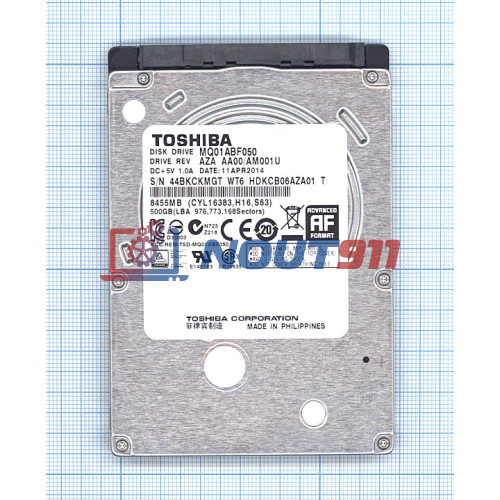 Жесткий диск для Toshiba 2.5" MQ01ABF050 500GB
