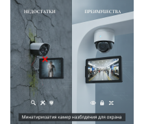 Недостатки и преимущества миниатюризации камер наблюдения для охраны