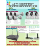 Wi-Fi Комплект видеонаблюдения EZVIZ на 8 видеокамер - 2Мп 1080P (5хCS-H3c Color + 3хCS-H6c + CS-X5S-8W) IP67, Двусторонняя аудиосвязь, ИК-подсветка до 30м, угол 125гр, Поворот до 340 гр, H.265