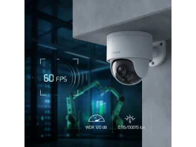 Новинка Samsung — 2 MP камера видеонаблюдения SNB-6005P с 60 к/с, WDR 120 дБ и 0,015/0,0015 лк Новинка Samsung — 2 MP камера видеонаблюдения SNB-6005P с 60 к/с, WDR 120 дБ и 0,015/0,0015 лк